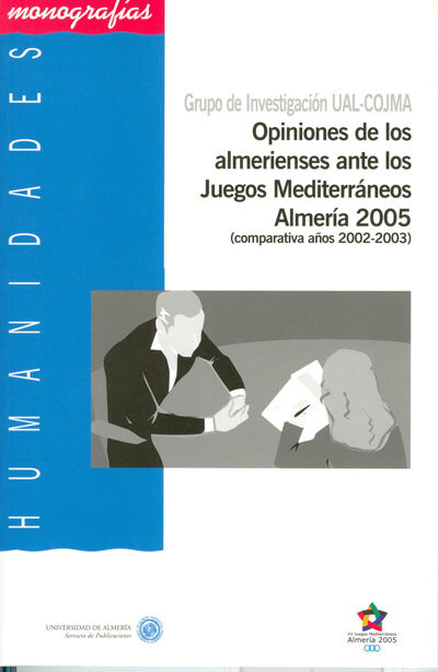 Carte Opiniones de los almerienses ante los Juegos Mediterráneos Almería 2005 (comparativa años 2002-2003) Grupo de Investigación