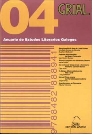 Könyv Anuario Grial de Estudos Literarios Galegos 2004 