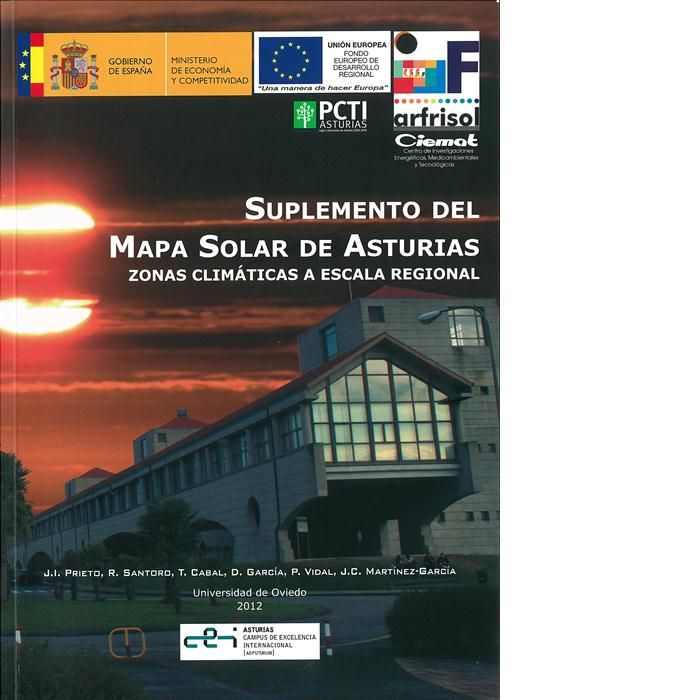 Könyv Suplemento del mapa solar de Asturias 
