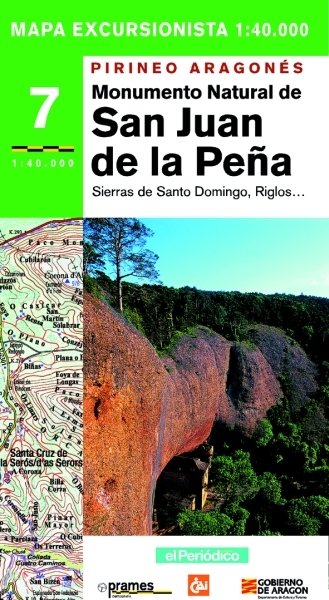 Knjiga MAPA EXCURSIONISTA SAN JUAN DE LA PEÑA CRUCHAGA