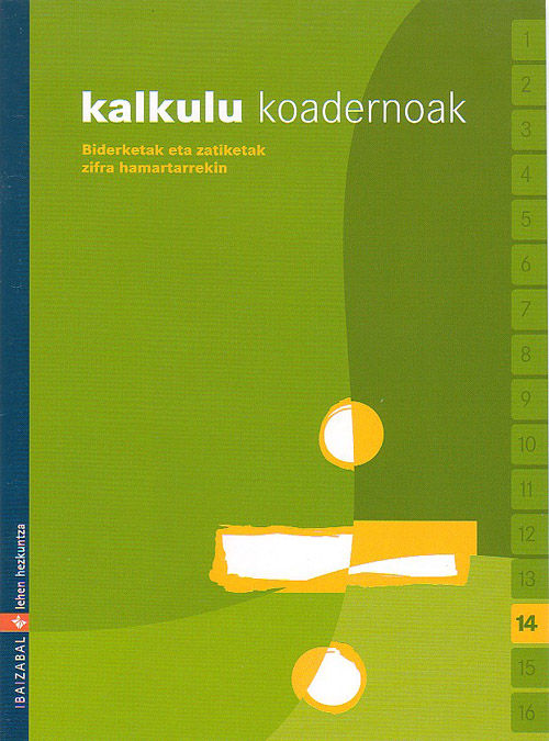 Könyv Kalkulu koadernoak 14 Súcar Sánchez