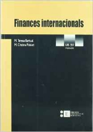 Knjiga Finances internacionals Bartual Figueras