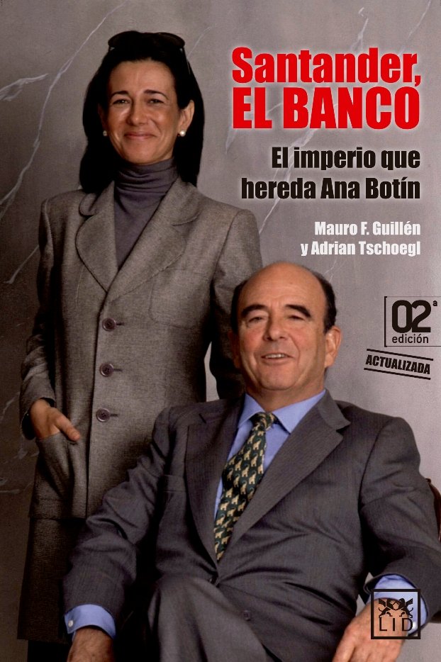 Könyv Santander, el banco Adrian Tschoegl