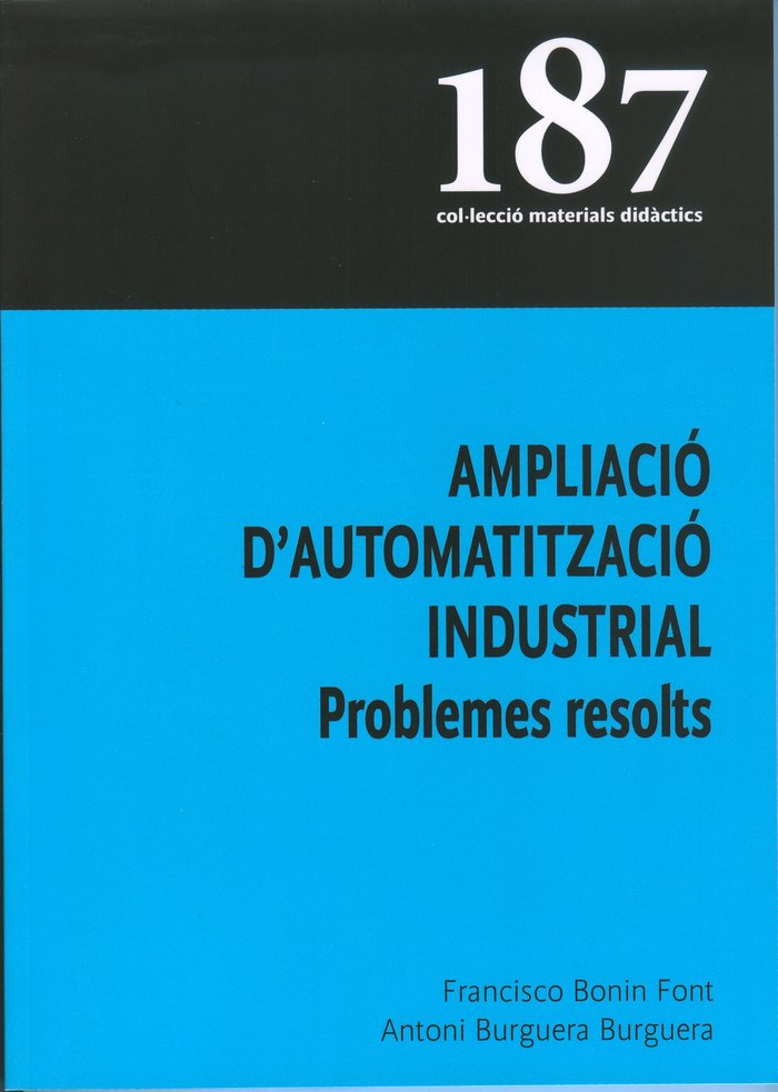 Book AMPLIACIO D'AUTOMATITZACIO INDUSTRIAL BONIN FONT