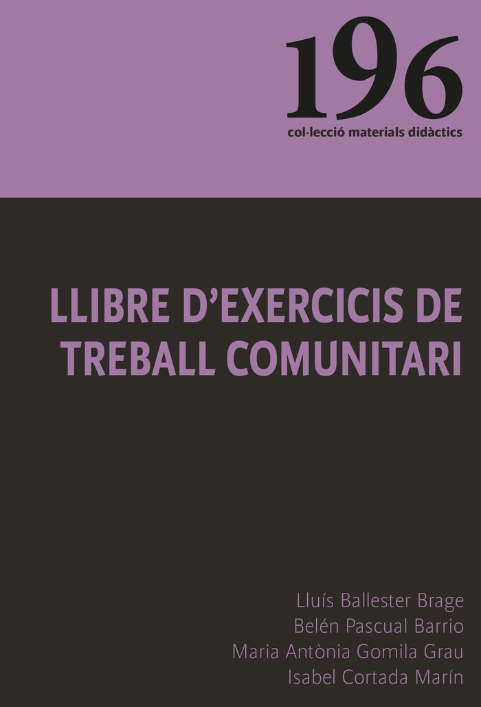 Kniha LLIBRE D'EXERCICIS DE TREBALL COMUNITARI BALLESTER BRAGE