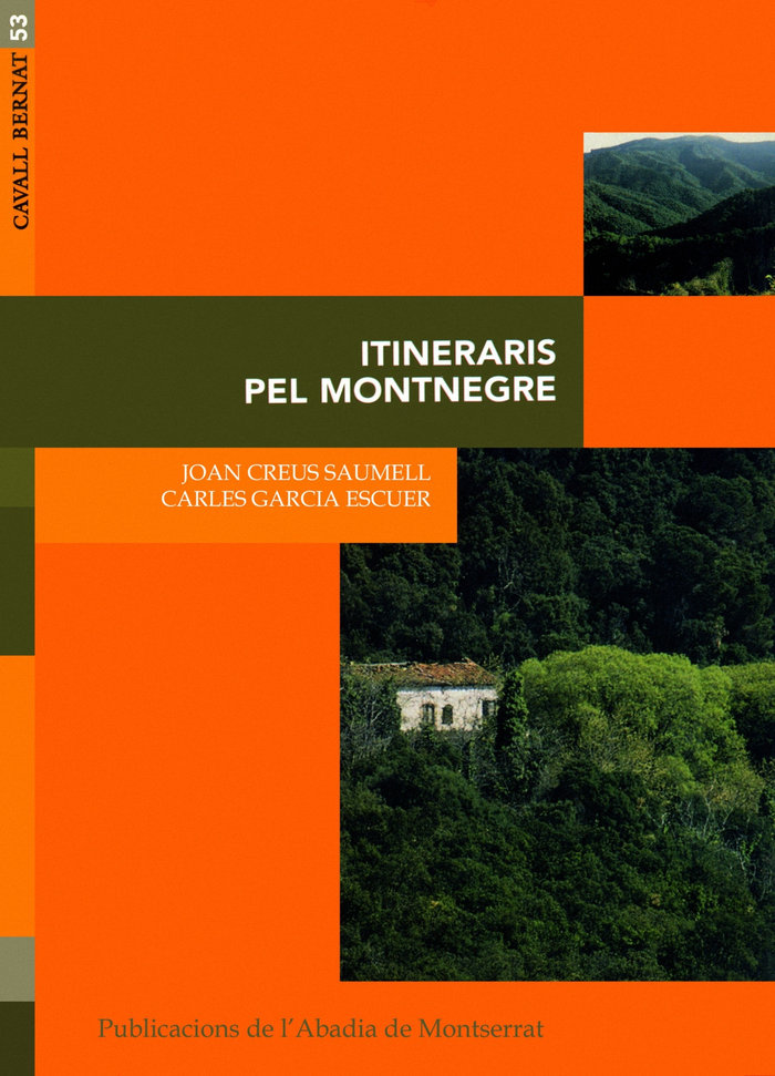 Kniha Itineraris pel Montnegre CREUS SAUMELL
