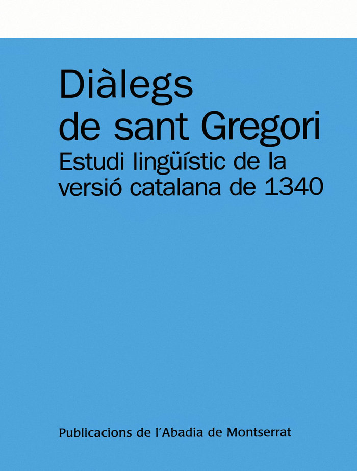 Knjiga Diàlegs de Sant Gregori Alegre i Urgell
