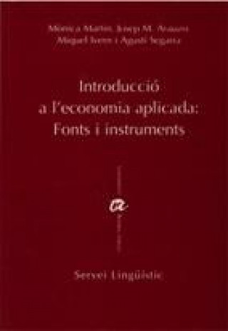 Kniha INTRODUCCIO A L'ECONOMIA APLICADA MARTIN BOFARULL