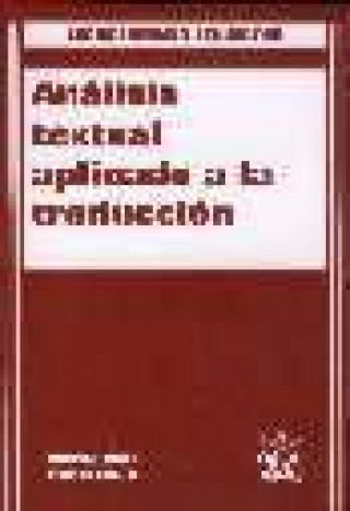 Könyv Análisis textual aplicado a la traducción Isabel García Izquierdo