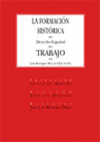 Kniha FORMACION HISTORICA DEL DERECHO,LA DE LA VILLA GIL