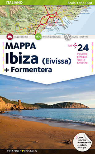 Carte Ibiza + Formentera, mappa Esteve