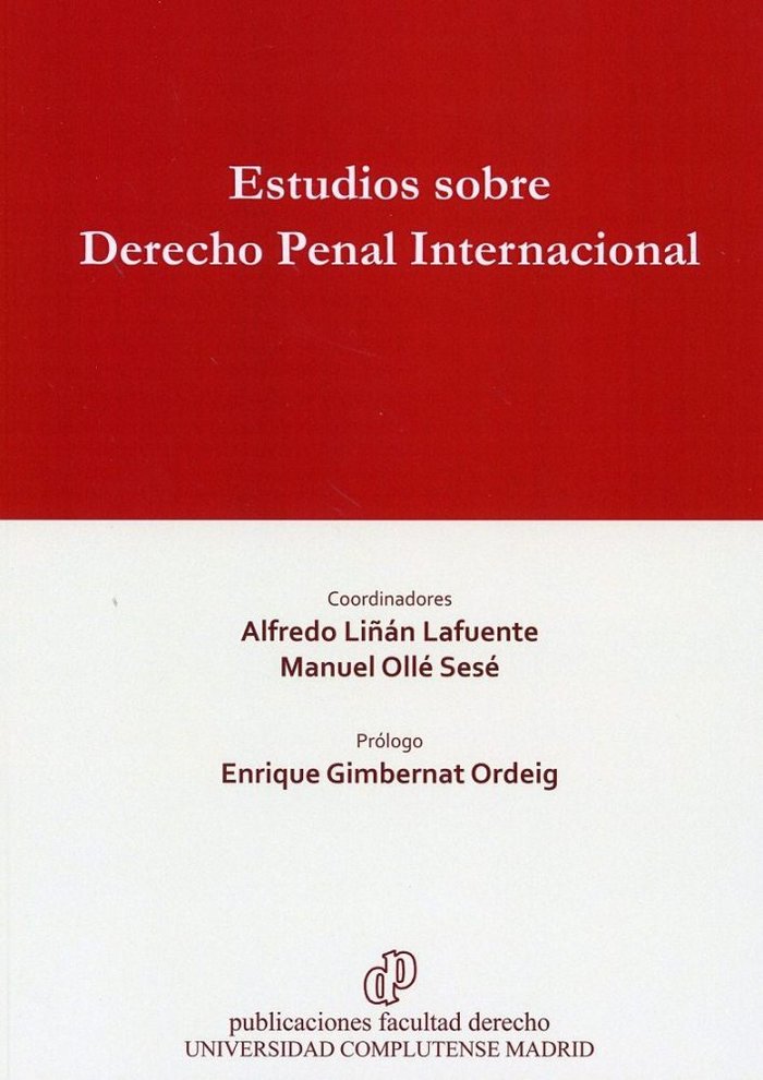Kniha Estudios sobre Derecho penal internacional Gimbernat Díaz