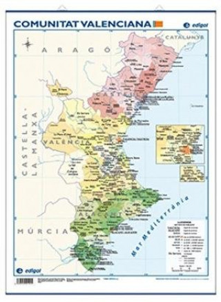 Knjiga Comunitat Valenciana, físic / econòmic Edigol Ediciones