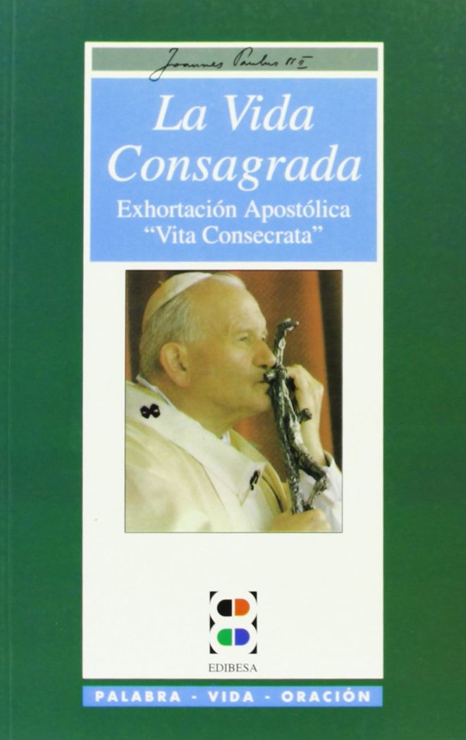Knjiga La vida consagrada Juan Pablo II