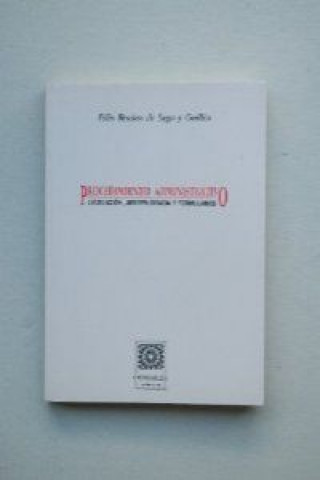 Kniha PROCEDIMIENTO ADMINISTRATIVO BENITEZ DE LUGO Y GUILLEN