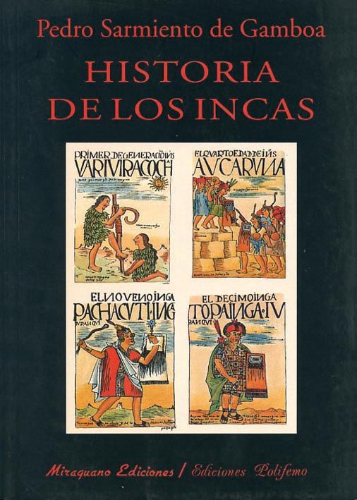 Carte Historia de los Incas Sarmiento de Gamboa