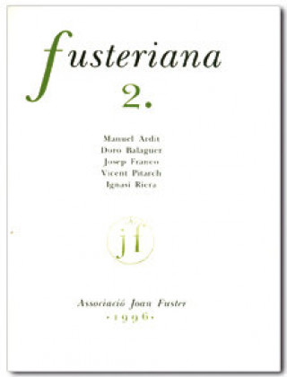 Libro Fusteriana ARDIT LUCAS