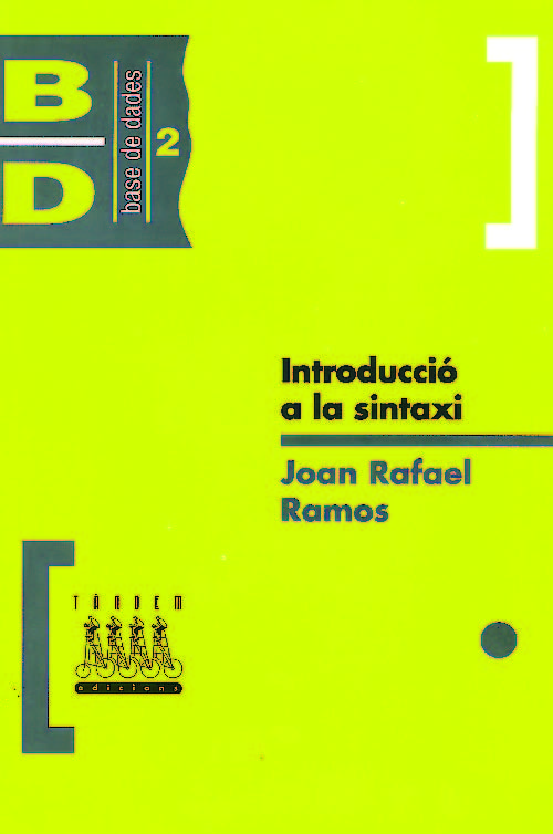 Книга INTRODUCCIO A LA SINTAXI RAMOS ALFAJARIN