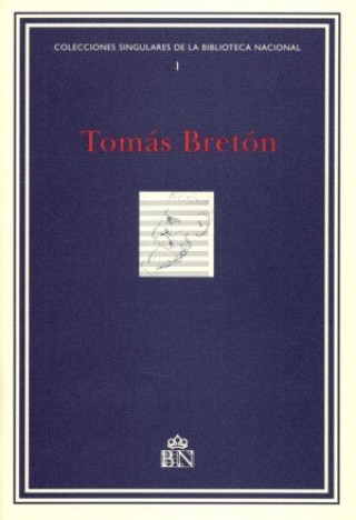 Knjiga Tomás Bretón. Archivo personal. Inventario 