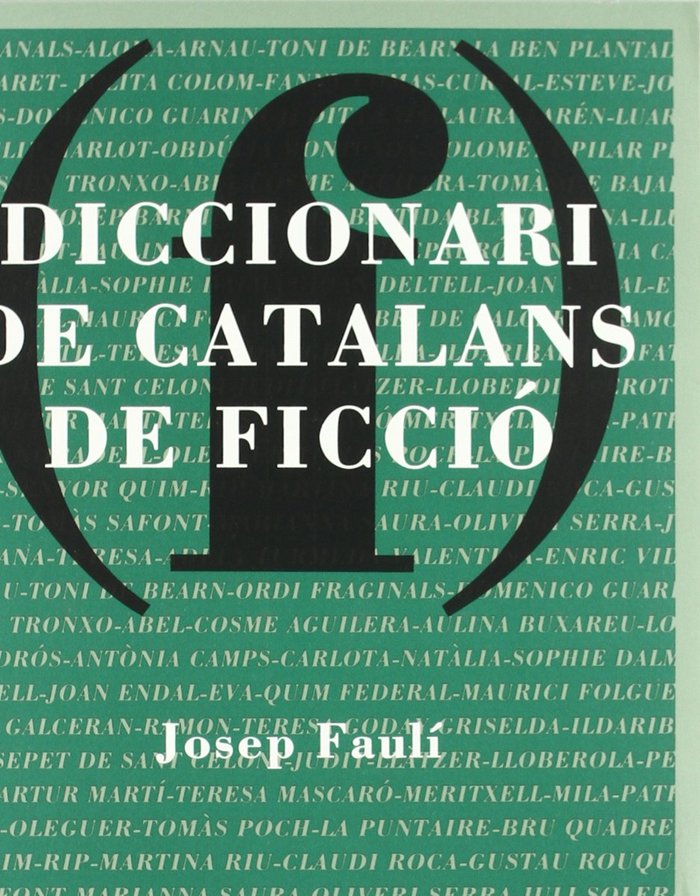 Kniha Diccionari de catalans de ficció FAULI