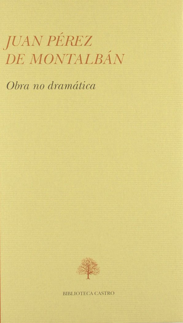 Knjiga Obra no dramática Pérez de Montalbán