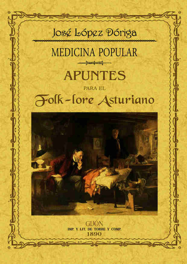 Kniha Apuntes para el folk-lore asturiano. Medicina popular López Dóriga