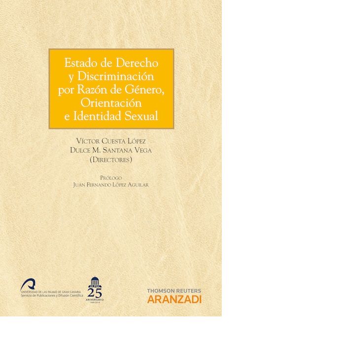 Kniha Estado de Derecho y Discriminación por Razón de Género, Orientación e Identidad Sexual 