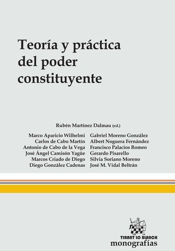 Kniha Teoría y Práctica del Poder Constituyente Martínez Dalmau
