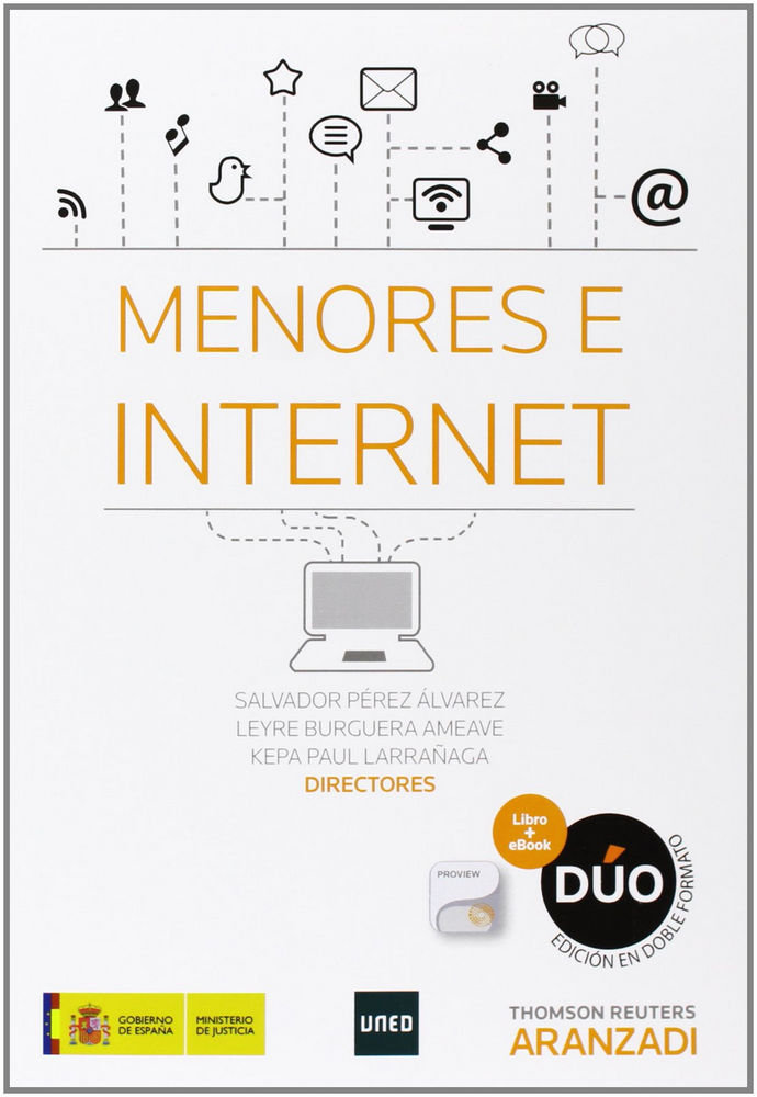 Boek Menores e Internet (Papel e-book) PEREZ ALVAREZ
