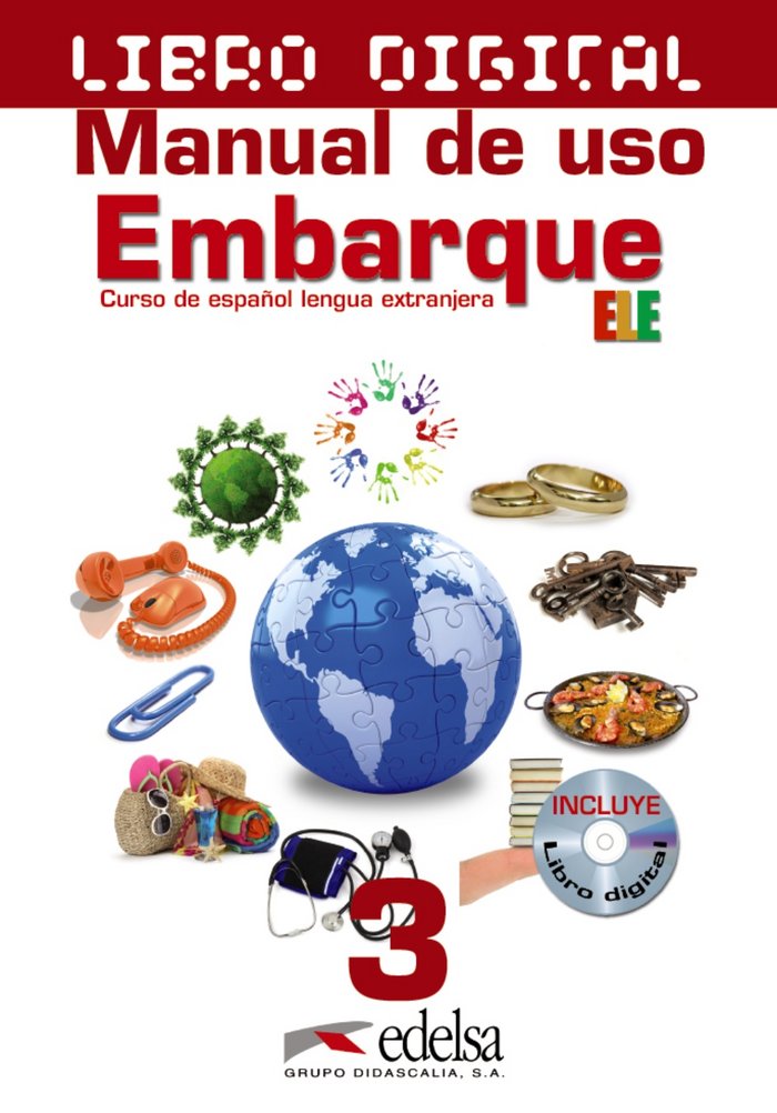 Книга Embarque 3 - libro digital + manual de uso profesor Alonso Cuenca