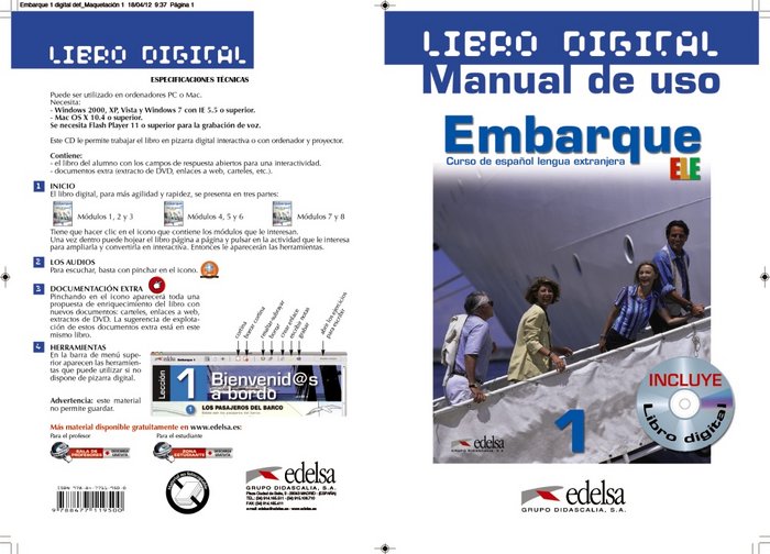 Kniha Embarque 1 - libro digital + manual de uso profesor (ed. 2016) Alonso Cuenca
