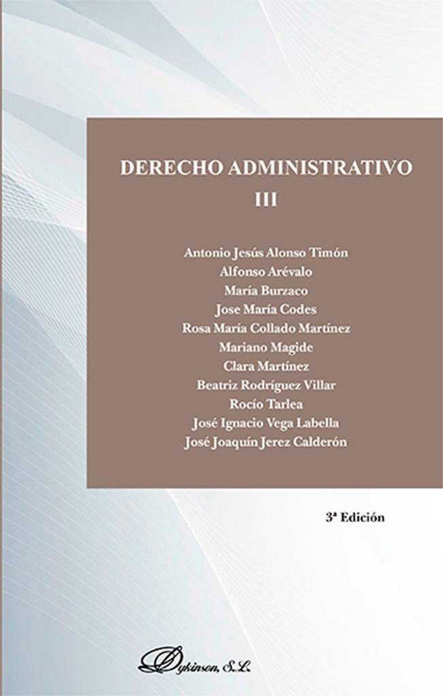 Knjiga Derecho Administrativo III Burzaco Samper