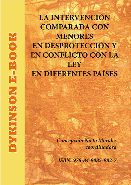 Kniha La intervención comparada con menores en desprotección y en conflicto con la ley en diferentes paíse Nieto Morales