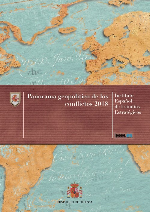 Carte Panorama geopolítico de los conflictos 2018 