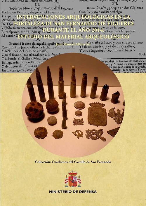 Carte Intervenciones arqueológicas en la fortaleza de San Fernando de Figueras durante el año 2014. Estudi Alfaro Gil