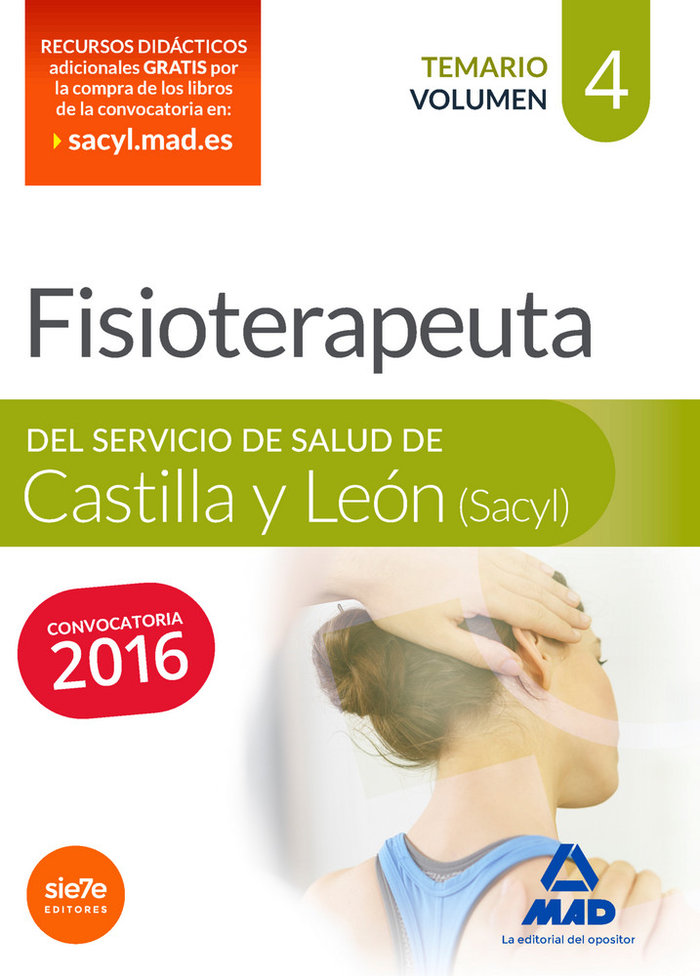 Kniha Fisioterapeuta del Servicio de Salud de Castilla y León (SACYL). GALVEZ DOMINGUEZ