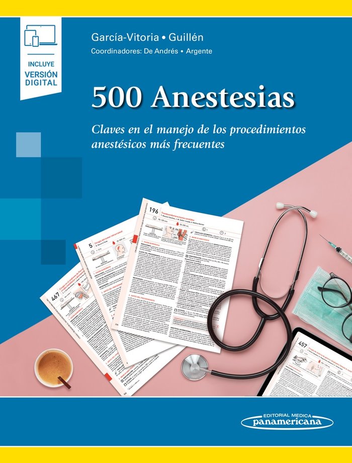 Книга 500 Anestesias (+e-book) García Vitoria