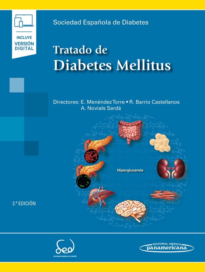 Carte Tratado de Diabetes Mellitus (incluye versión digital) SED Sociedad Española de Diabetes