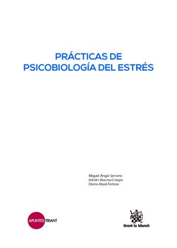 Carte Prácticas de Psicobiología del Estrés Ángel Serrano