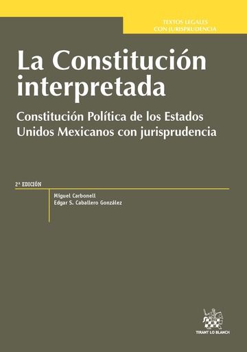 Knjiga La Constitución interpretada Carbonell Sánchez