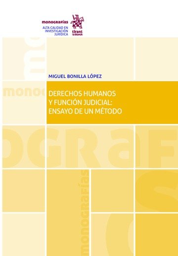 Книга Derechos Humanos y Función Judicial: Ensayo de un Método Bonilla López