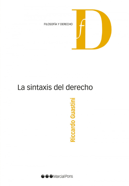 Kniha La sintaxis del derecho Guastini