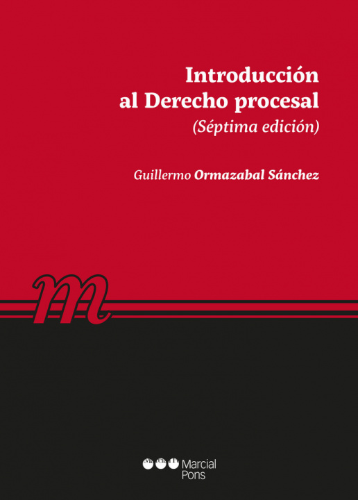 Knjiga Introducción al Derecho procesal Ormazábal Sánchez
