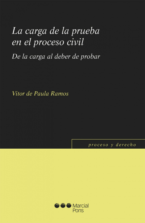Könyv La carga de la prueba en el proceso civil Ramos
