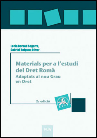 Carte Materials per a l'estudi del Dret Romà Bernad Segarra