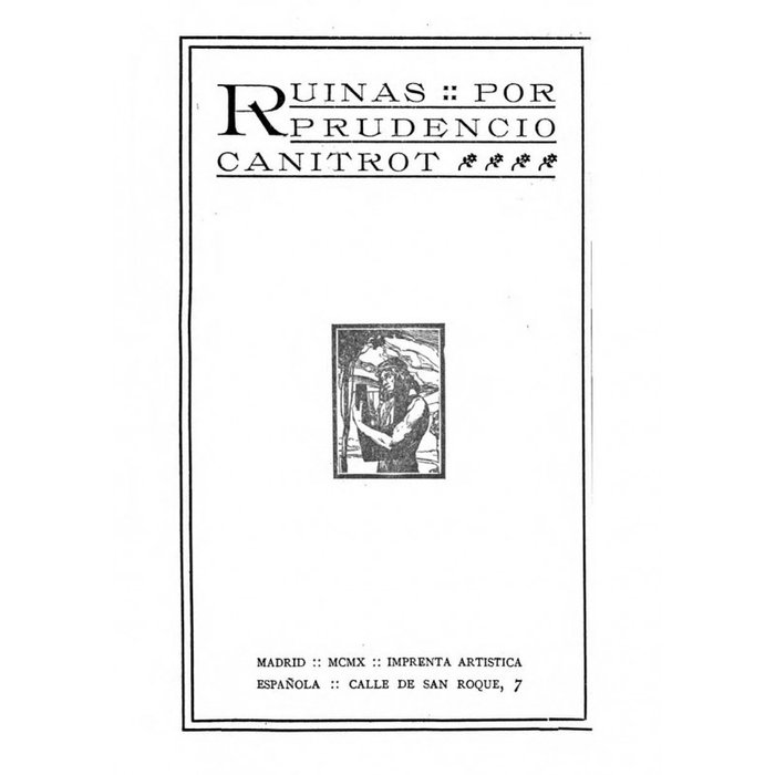 Libro Ruinas Canitrot Mariño