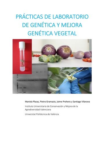 Könyv Prácticas de laboratorio de Genética y mejora genética vegetal 