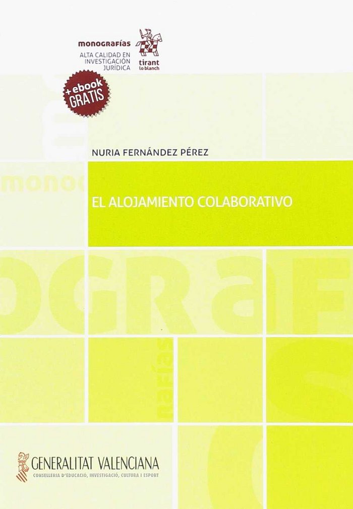Книга El alojamiento colaborativo Fernández Pérez