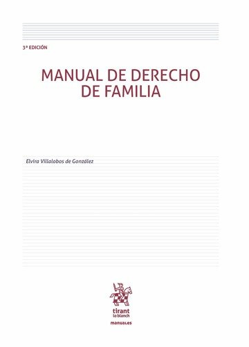 Kniha Manual de Derecho de Familia 3ª ed. 2018 Villalobos de González