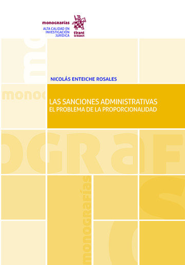 Kniha Las Sanciones Administrativas: el Problema de la Proporcionalidad Enteiche Rosales